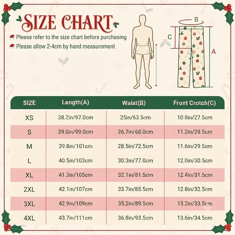 Personalized Funny Men's Christmas Pajamas Pants, Fake Underwear Illusion Plaid Bottoms, Christmas Gag Gift for Men, Ugly Christmas for Him