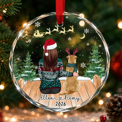 Custom Dog Ornament, Personalized Pet Ornament, Dog Christmas Ornaments, Dog Lover Gift, Dog Christmas Keepsake, Dog Memorial Gift