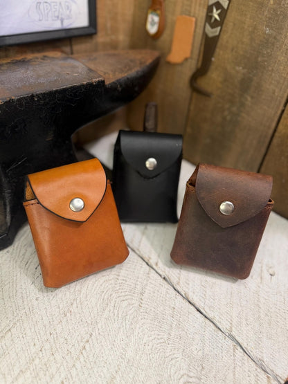 iPhone Duo Leather Phone Case, Handmade Full Grain, Amish Made in USA