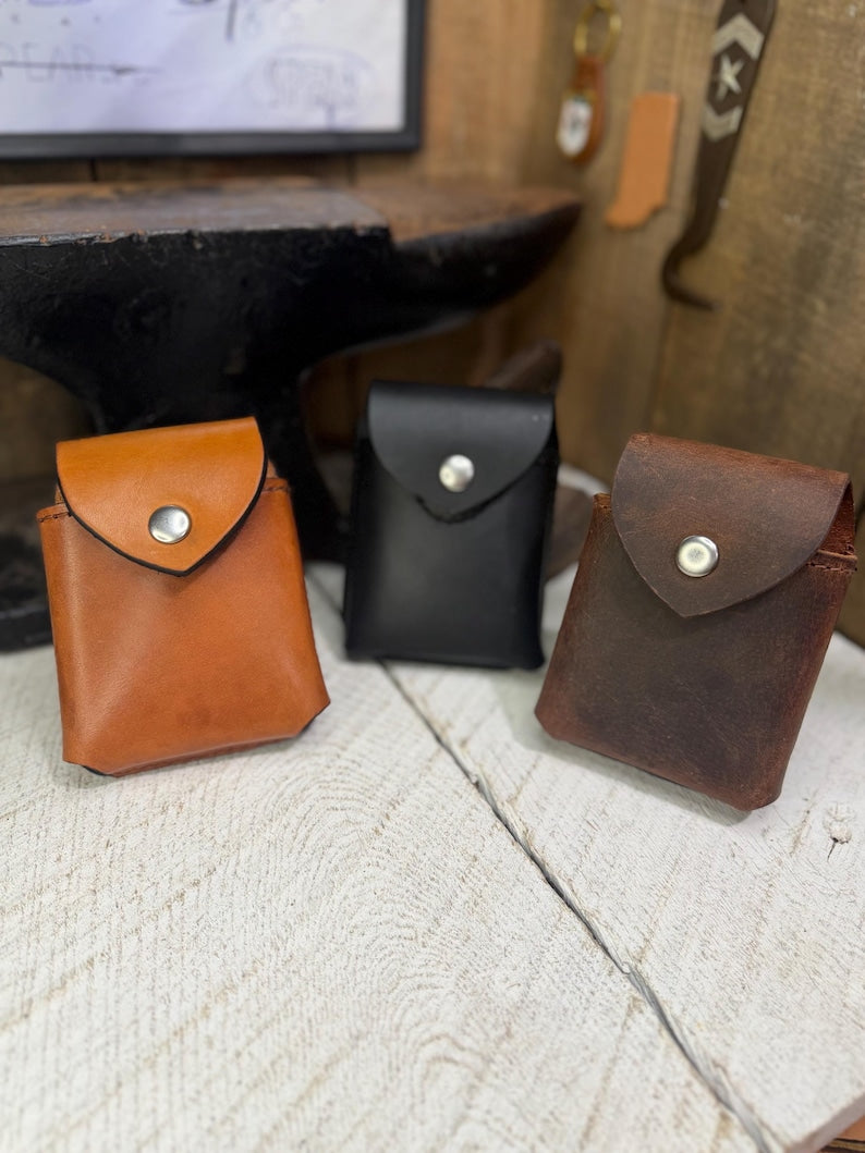 iPhone Duo Leather Phone Case, Handmade Full Grain, Amish Made in USA