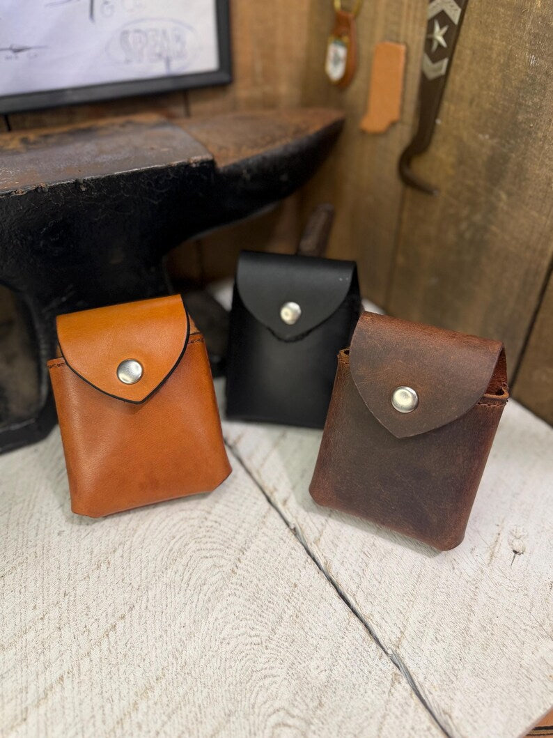 iPhone Duo Leather Phone Case, Handmade Full Grain, Amish Made in USA