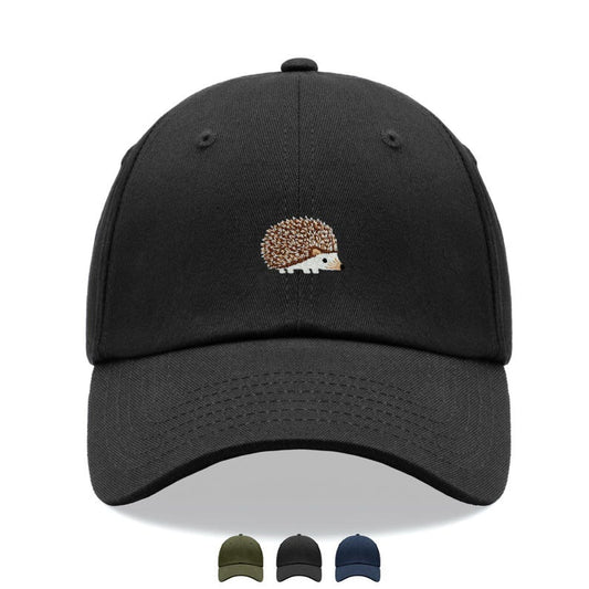 Hedgehog  Classic Baseball Sports Cap Unisex Hat Adjustable Funny Summer Holiday Animal Man Lady Farm Farmer Gardening Cute