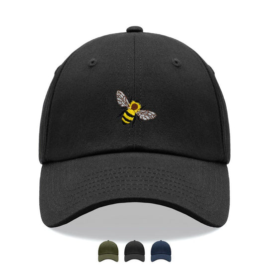 Honey Bee Classic Baseball Sports Cap Unisex Hat Adjustable Funny Summer Holiday Man Lady Farmer Gardening Cute Mothers Day Flower Cute