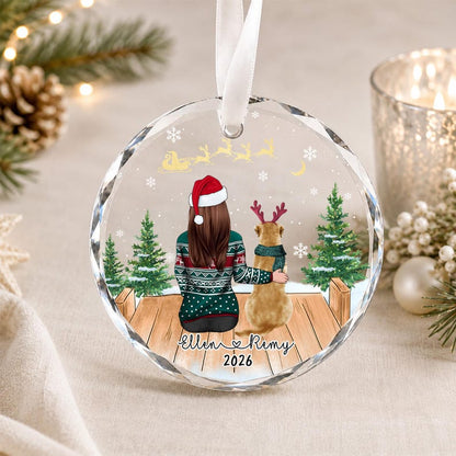 Custom Dog Ornament, Personalized Pet Ornament, Dog Christmas Ornaments, Dog Lover Gift, Dog Christmas Keepsake, Dog Memorial Gift