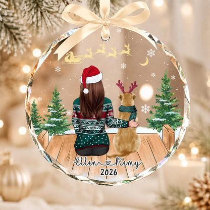 Custom Dog Ornament, Personalized Pet Ornament, Dog Christmas Ornaments, Dog Lover Gift, Dog Christmas Keepsake, Dog Memorial Gift