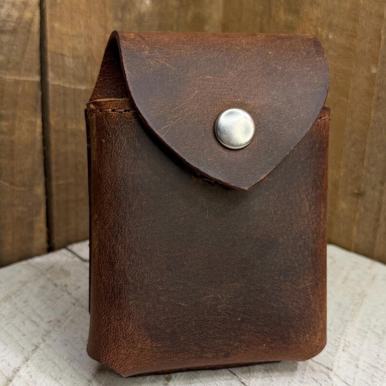 iPhone Duo Leather Phone Case, Handmade Full Grain, Amish Made in USA
