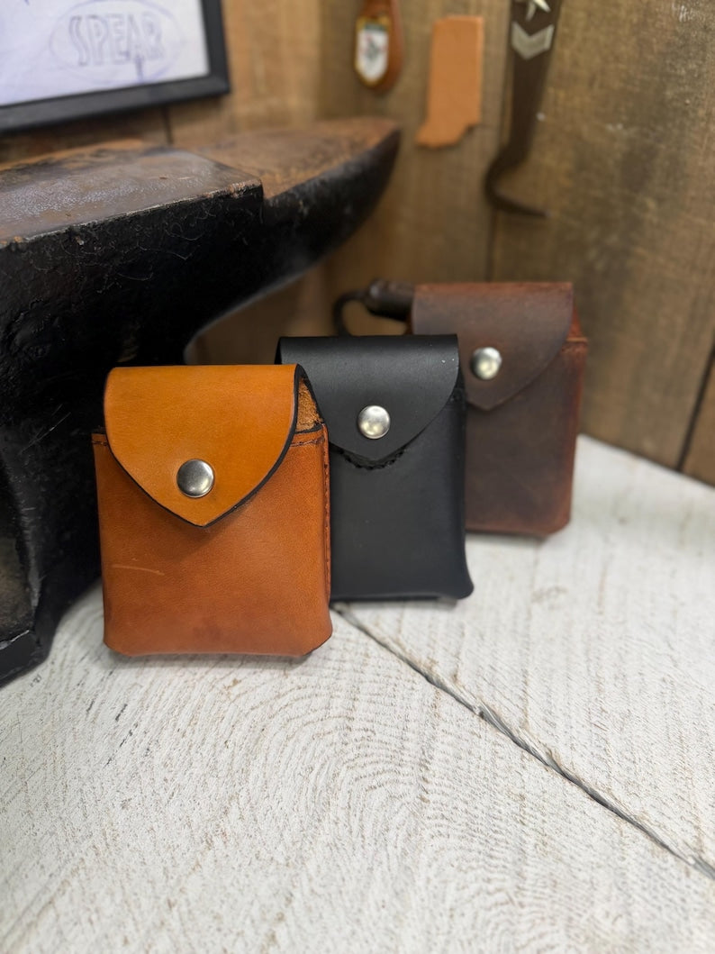 iPhone Duo Leather Phone Case, Handmade Full Grain, Amish Made in USA