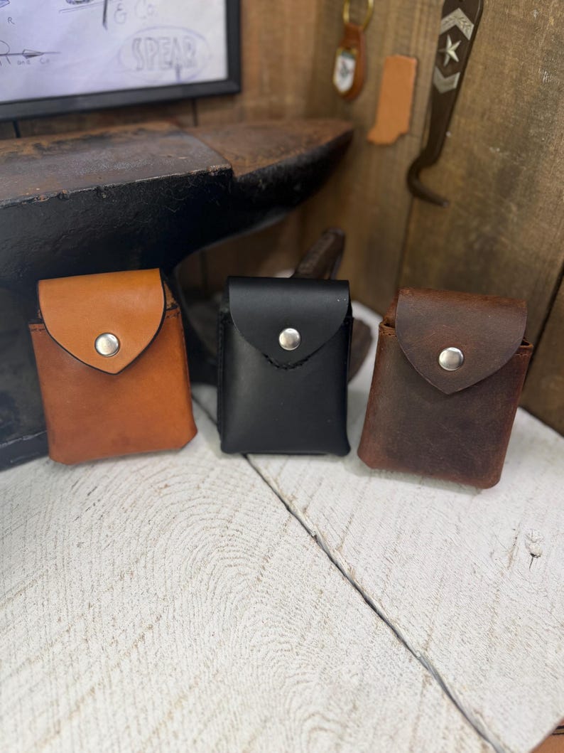 iPhone Duo Leather Phone Case, Handmade Full Grain, Amish Made in USA