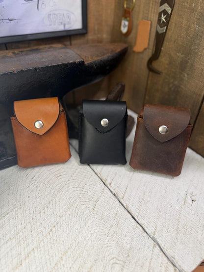 iPhone Duo Leather Phone Case, Handmade Full Grain, Amish Made in USA
