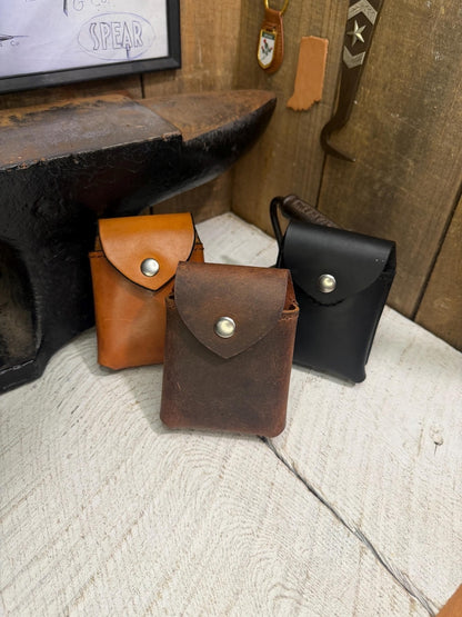 iPhone Duo Leather Phone Case, Handmade Full Grain, Amish Made in USA
