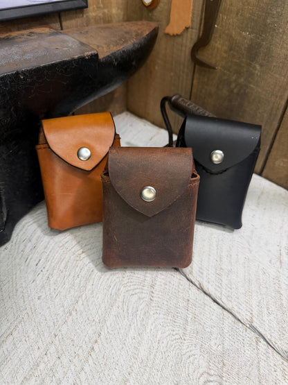 iPhone Duo Leather Phone Case, Handmade Full Grain, Amish Made in USA