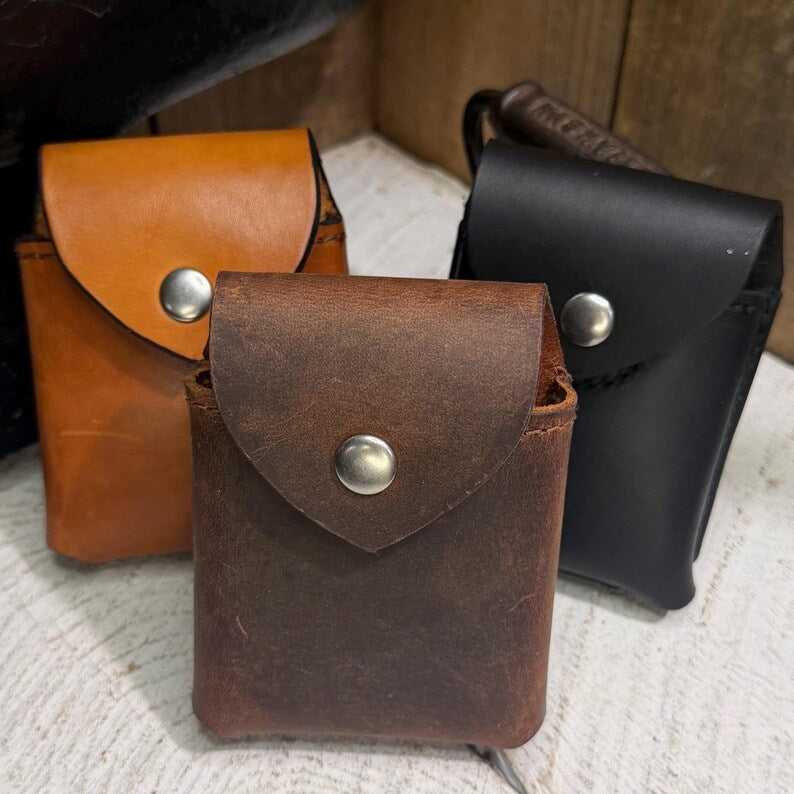 iPhone Duo Leather Phone Case, Handmade Full Grain, Amish Made in USA