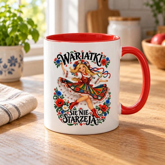 Polish Folk Dancer Mug | Accent Coffee Mug 11oz 15oz Polish Funny Mug