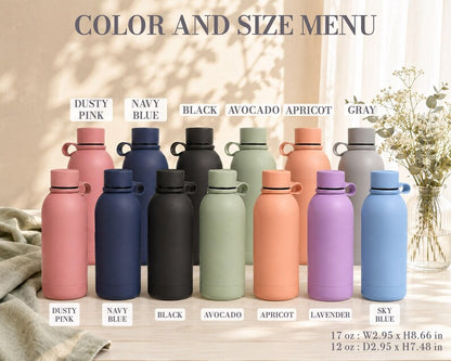 Personalized Tumbler 17oz, Kid Name Bottle 12oz, Bridesmaid Proposal, Stainless Steel