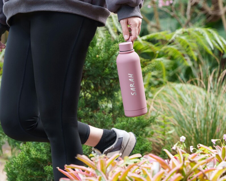 Personalized Tumbler 17oz, Kid Name Bottle 12oz, Bridesmaid Proposal, Stainless Steel