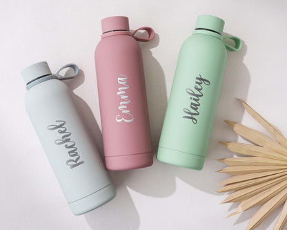 Personalized Tumbler 17oz, Kid Name Bottle 12oz, Bridesmaid Proposal, Stainless Steel