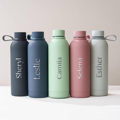 Personalized Tumbler 17oz, Kid Name Bottle 12oz, Bridesmaid Proposal, Stainless Steel